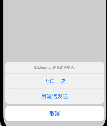 婺城apple维修iPhone上无法正常发送iMessage信息