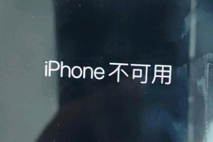 婺城苹果服务网点分享锁屏界面显示“iPhone 不可用”如何解决 