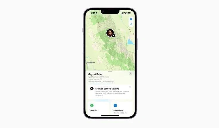 婺城苹果14维修分享iPhone14系列中 FindMy功能通过卫星分享位置方法教程 