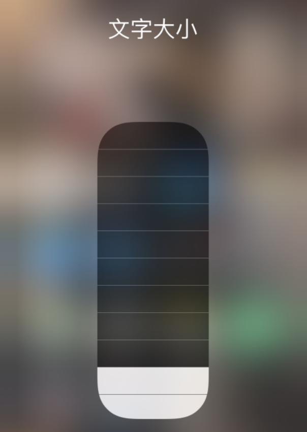 婺城苹果手机维修分享小技巧：在 iPhone 控制中心快速调节字体大小 